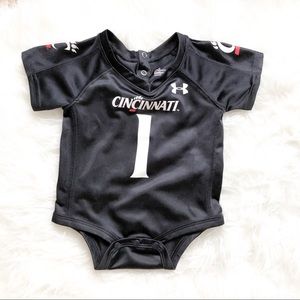 University of Cincinnati Bearcats Jersey Onesie